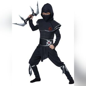 Ninja Warrior Costume Size M Medium Halloween Dress Up Bodysuit California Suits